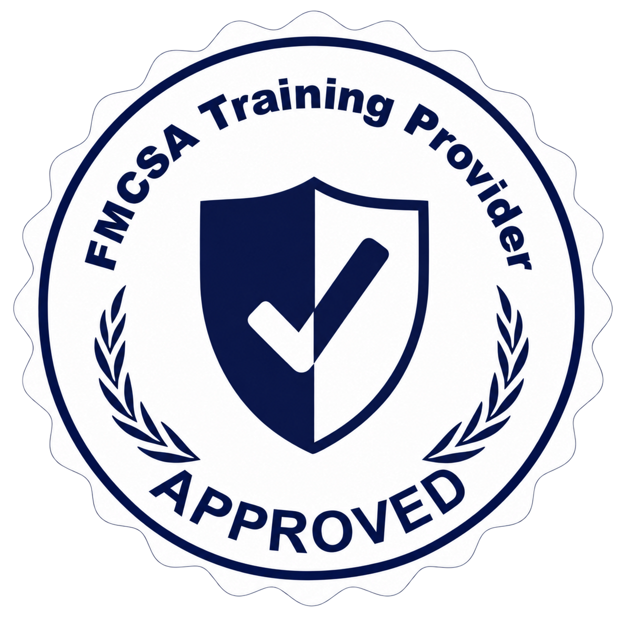 Business-supplied FMCSA Training Provider badge